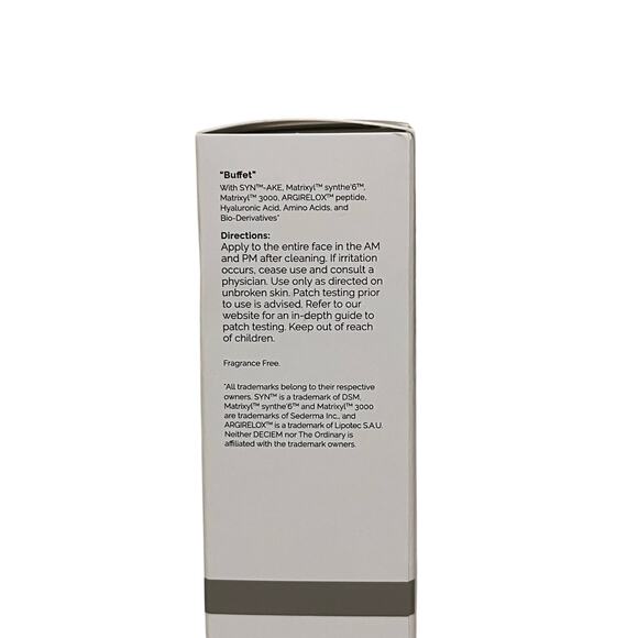 The Ordinary - "Buffet" Multi-Technology Peptide Serum 30 mL - Picture 2 of 5